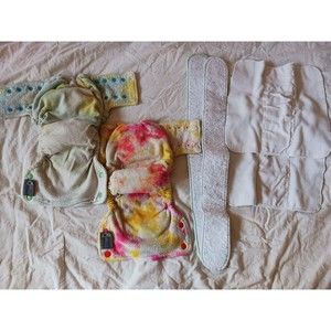 Overnight fitted diapers